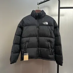 Premium Qualität The North Face Daunenjacke Schwarz Klassischer Stil