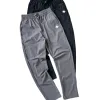 Luxus Descente Jogginghose Schwarz Nylon Solid Collection