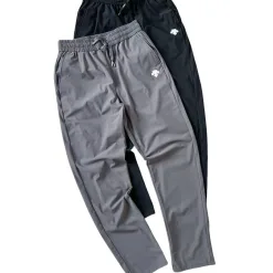 Luxus Descente Jogginghose Schwarz Nylon Solid Collection