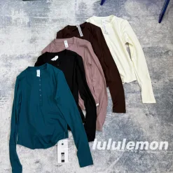 Hochwertiges Lululemon Langarmshirt in Schwarz