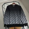 Hochwertige Dior Sweatshirts aus schwarzer Baumwolle im Logo-Stil