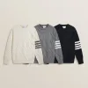 Bestseller Thom Browne Pullover Weiß Strick Classic Collection