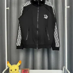 Bestseller Dior Mantel Schwarz Baumwolle Logo Style