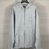 Hochwertige Balenciaga Sweatshirts Graue Baumwolle Bestickte Kollektion