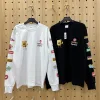 Premium Supreme Langarmshirt im Schwarzdruck-Stil