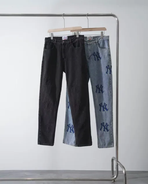 Premium Supreme Hose Black Denim Washed Kollektion