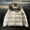 Bestseller Moncler Daunenjacke Weiß Klassischer Stil