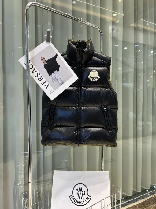 Bestseller Moncler Weste Weiß Nylon Classic Luxury
