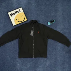 Hochwertige Ralph Lauren Jacke Grün Baumwolle Vintage Kollektion