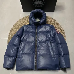 Premium Canada Goose Daunenjacke Blau Luxus