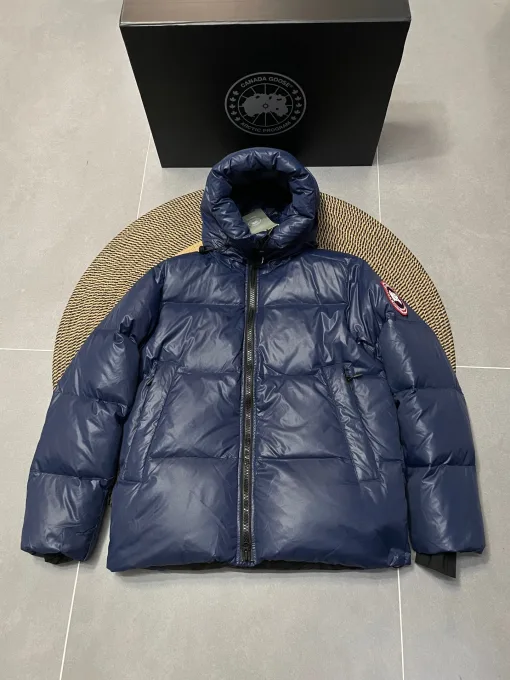 Premium Canada Goose Daunenjacke Blau Luxus