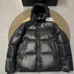 Premium Canada Goose Daunenjacke Schwarz Luxus