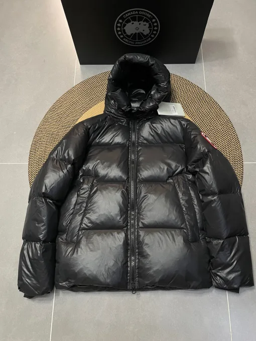 Premium Canada Goose Daunenjacke Schwarz Luxus