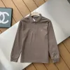 Hochwertiges Langarmhemd von Brunello Cucinelli im schwarzen Baumwoll-Jacquard-Stil