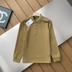 Luxus Burberry Langarm Schwarz Klassischer Stil