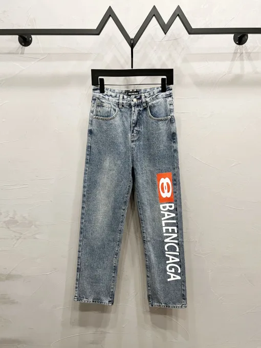 Hochwertige Balenciaga Jeans im Blue Print-Stil