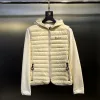 Bestseller Moncler Langarm Weiß Strick Patchwork Kollektion