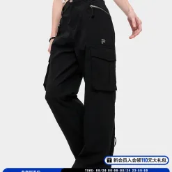 Bestseller Fila Hosen Black Embroidery Collection