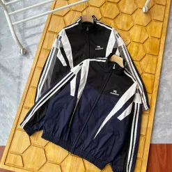 Hochwertige Balenciaga Jacken Schwarz Sportlicher Luxus