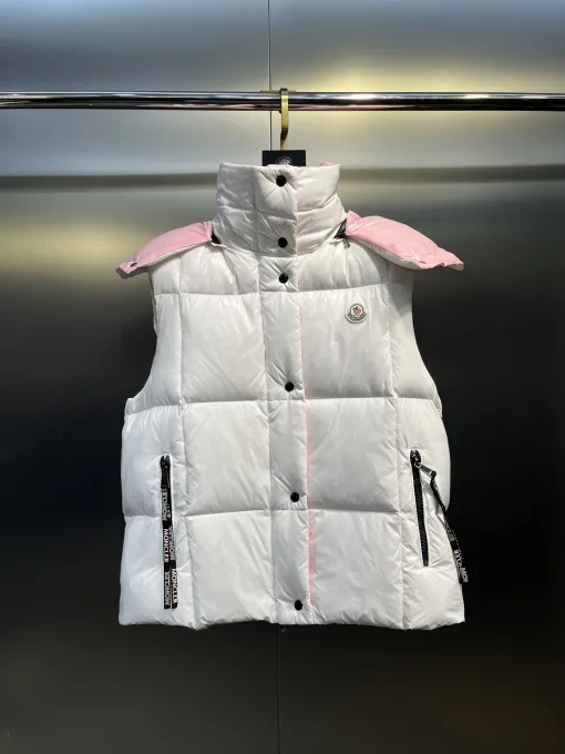 Moncler Daunenjacke in Premiumqualität, Creme, Luxus