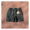 Luxus-Ami-Shorts aus schwarzem Nylon im Oversize-Stil