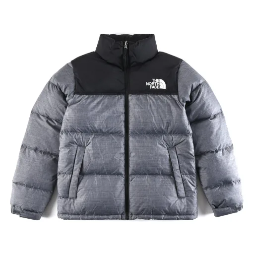 Bestseller The North Face Daunenjacke Grau Nylon Stickerei Luxus