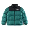Premium The North Face Daunenjacke in grünem Nylon mit Stickerei