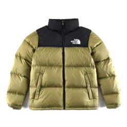 Premium The North Face Daunenjacke Grün Nylon Stickerei Luxus