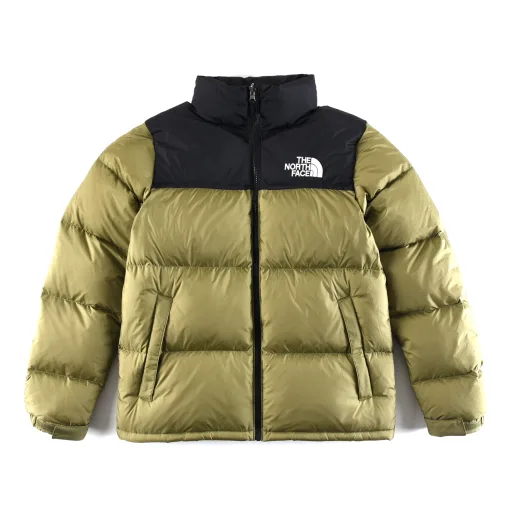 Premium The North Face Daunenjacke Grün Nylon Stickerei Luxus