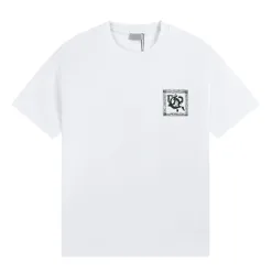 Bestseller Dior Kurzarm-T-Shirts Schwarz Baumwolle Atmungsaktiv Kollektion