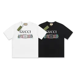 Hochwertiger Gucci Kurzarm-Schwarz-Stil