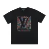 Hochwertiger Louis Vuitton Kurzarm-Schwarzdruckstil