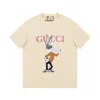 Premium Gucci Kurzarm Schwarz Baumwolle Luxus