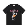 Premium Gucci Kurzarm Schwarz Baumwolle Luxus