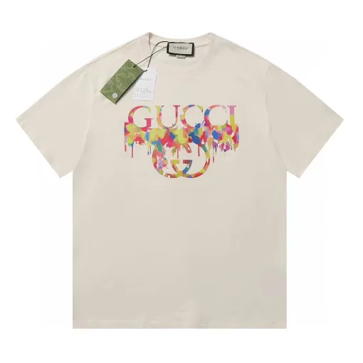 Bestseller Gucci Kurzarm-Kollektion aus schwarzer Baumwolle