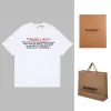 Bestseller Burberry Kurzarm Weiß Baumwolle Washed Style