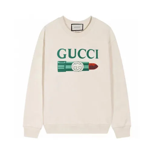 Luxus Gucci Sweatshirts Schwarzes Logo Luxus