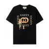 Premium Gucci Kurzarm Weiß Baumwolle Casual Luxury