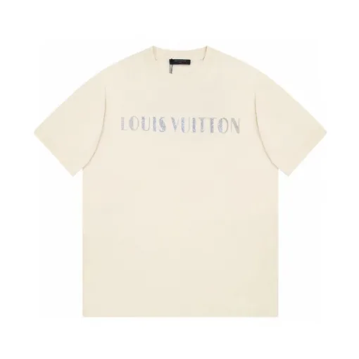 Premium Louis Vuitton Kurzarm-Kollektion in Silber