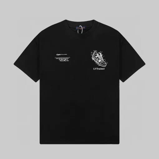 Premium Louis Vuitton Kurzarm Black Washed Kollektion
