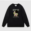 Hochwertiger Gucci Hoodie im schwarzen Baumwollstil