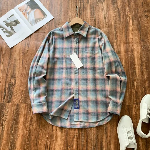 Premium Margiela Hemden Pink Gestreift Stil