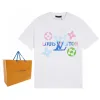 Premium Louis Vuitton Kurzarm Schwarz Klassischer Luxus