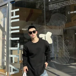 Hochwertige Louis Vuitton Sweatshirts Baumwolle Klassischer Luxus