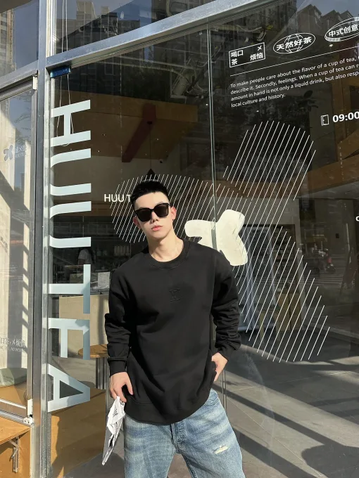 Hochwertige Louis Vuitton Sweatshirts Baumwolle Klassischer Luxus