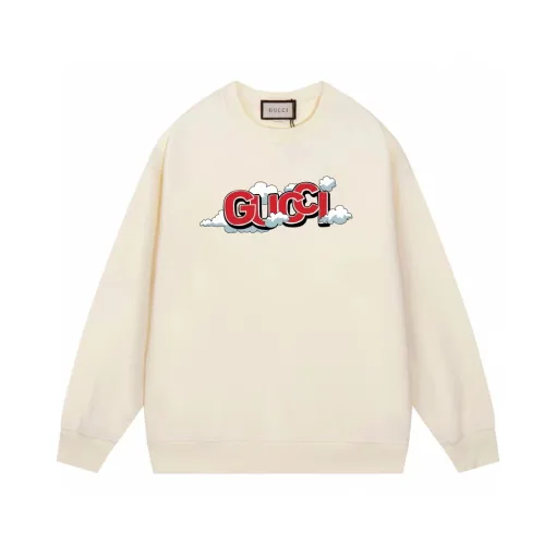 Hochwertige Gucci Sweatshirts im schwarzen Print-Stil