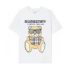 Hochwertige Burberry Kurzarm-Logo-Kollektion aus schwarzer Baumwolle