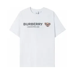 Bestseller Burberry T-Shirts Schwarz Baumwolle Logo Luxus