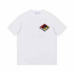 Bestseller Burberry Kurzarm Weiß Baumwolle Minimalist Kollektion