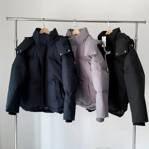 Luxus Love Daunenjacke Navy Klassischer Stil
